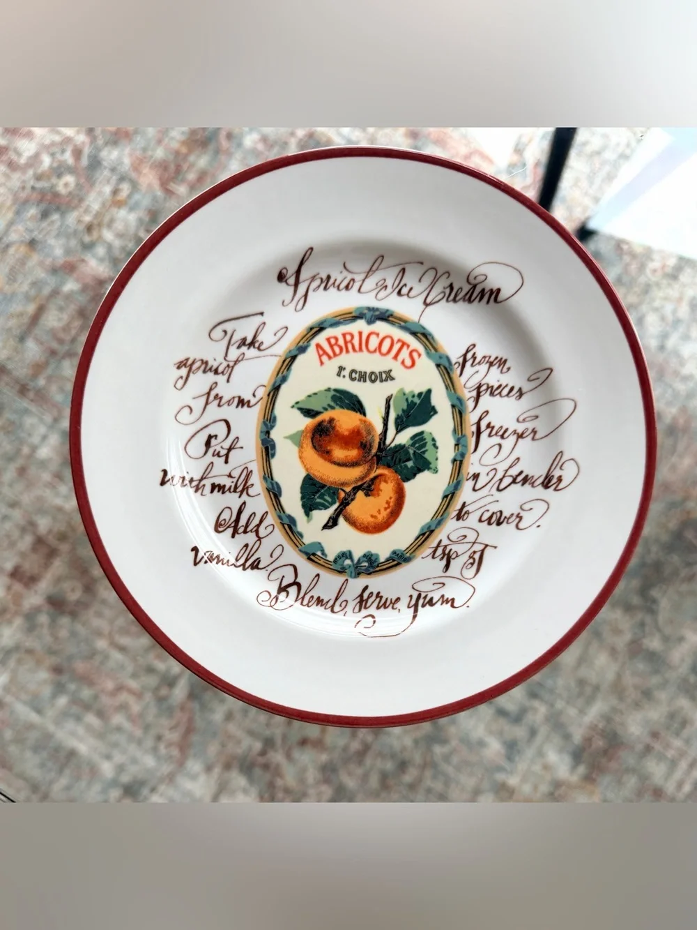 Williams-Sonoma Rosanna Harvest Market Dessert Plates – Set of 6 w/ Original Box